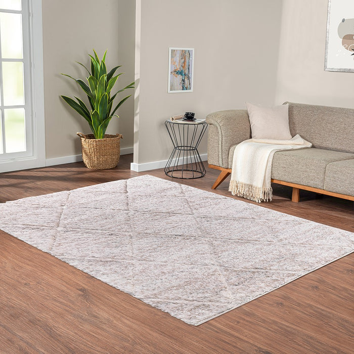 Sandy-Cream-Rug-White-Stone-Decor-1