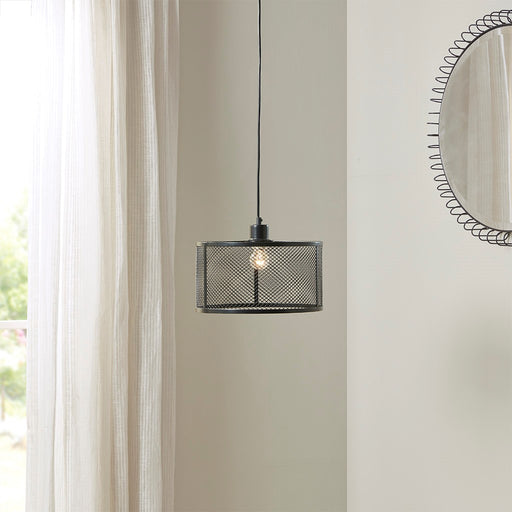 Shallotte-Black-Mesh-Pendant-White-Stone-Decor-1