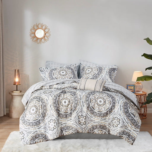 Traci-Gray-Medallion-Floral-Pattern-Comforter-Set-White-Stone-Decor-1