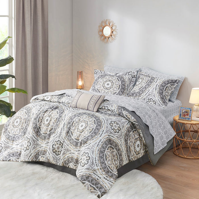 Traci-Gray-Medallion-Floral-Pattern-Comforter-Set-White-Stone-Decor