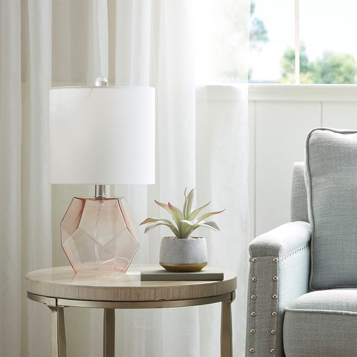 Ventana-Pink-Table-Lamp-White-Stone-Decor