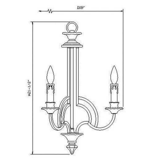 Vivian-English-Bronze-Candle-Mid-Century-Chandelier-White-Stone-Decor-1