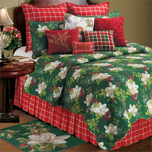 White-Christmas-Poinsettia-Pine-Quilt-Collection-White-Stone-Decor