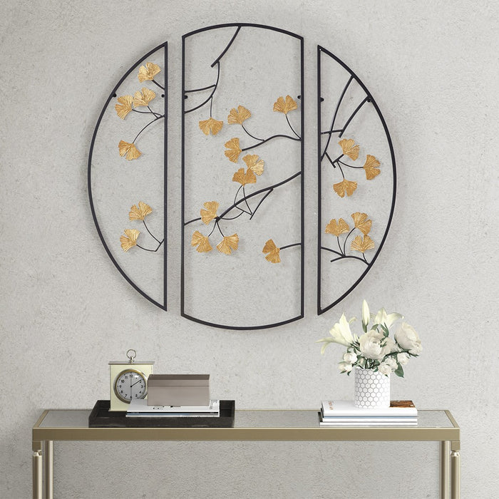 Whittier-Leaves-Geometric-3-Piece-Wall-Decor-White-Stone-Decor