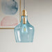 Williams-Gold-Industrial-Blue-Shade-Pendant-White-Stone-Decor