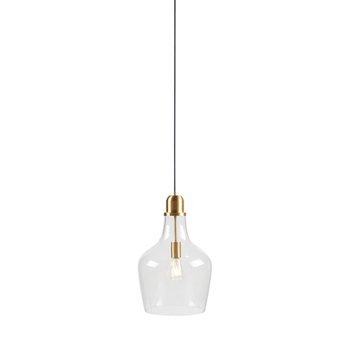 Williams-Gold-Industrial-Clear-Pendant-White-Stone-Decor-3