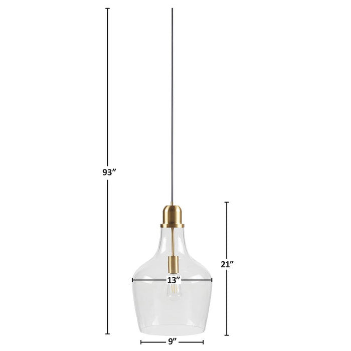 Williams-Gold-Industrial-Clear-Pendant-White-Stone-Decor-6