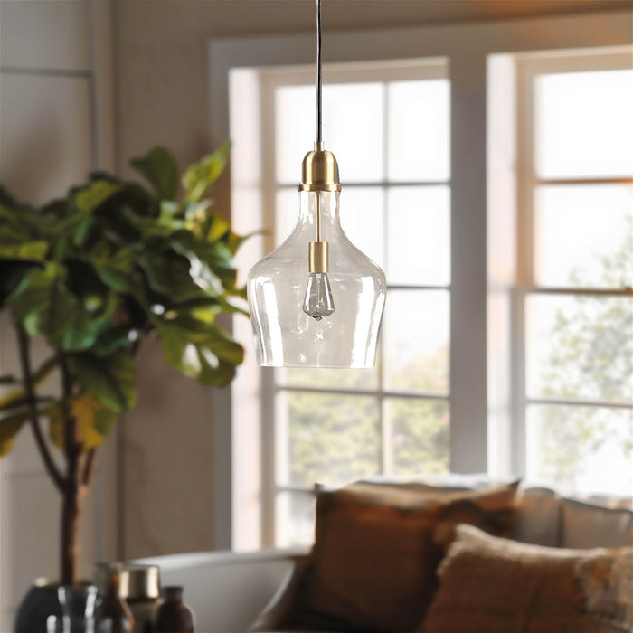 Williams-Gold-Industrial-Clear-Pendant-White-Stone-Decor