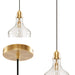 Williams-Gold-Industrial-Clear-Shade-Pendant-White-Stone-Decor-4